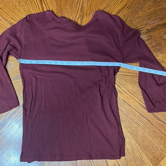 J Crew • Tie Back Top in Burgundy - Picture 6 of 7